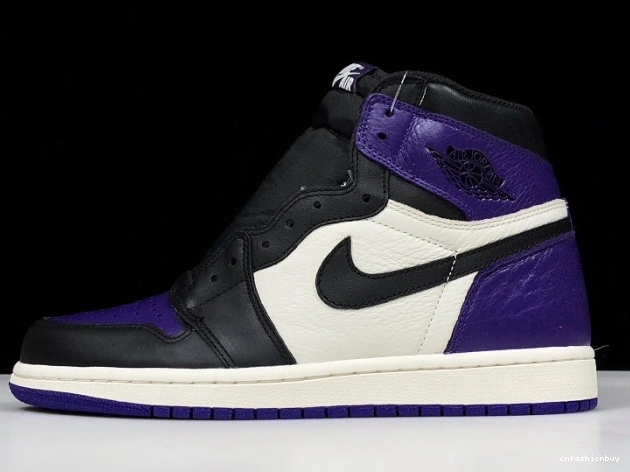 Court Air 555088-501 Jordan 1 Purple 1018